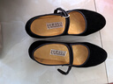 珍源祥老北京布鞋女工作鞋黑粗跟中跟单鞋黑色礼仪酒店广场舞跳舞鞋女鞋 黑色(偏小选大一码） 40 实拍图