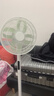 美的（Midea）【幸运草安睡1S】一级能效直流变频声控电风扇家用遥控卧室静音落地扇台式桌面抗菌大风力转页扇 实拍图