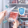 家の物语（KATEI STORY）日本抗菌冷冻保鲜盒食品级便携冰箱收纳盒冷冻肉备菜分装盒2个 实拍图