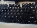 AOC真机械手感键盘鼠标套装有线游戏发光台式电脑USB外设笔记本办公lol吃鸡网吧电竞薄膜键鼠 黑色单键盘-灯光可关 实拍图