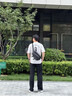 361°斜挎包男大容量机能胸包通勤机车吸磁扣骑行运动休闲邮差包单肩包 黑色升级磁吸扣【可放12.9寸平板】 实拍图