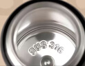 京东京造保温杯 水杯男女 316不锈钢【一键弹盖】礼物送老师黑色480ml 实拍图