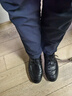 百丽时尚通勤商务皮鞋男新款真皮舒适休闲皮鞋A1084BM3 黑色-常规款 41 (255mm) 实拍图