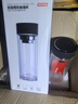 京东京造 茶杯 双层玻璃水杯男士泡茶水分离隔热杯子500ml 实拍图