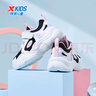 特步（XTEP）童鞋女童喵喵鞋2.0轻软回弹卡哇伊休闲鞋 黑/帆白 33 实拍图