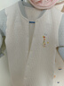 班杰威尔婴儿衣服秋冬季夹棉连体衣宝宝保暖哈衣爬服 保暖蓝熊2件套 90码 实拍图