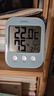 多利科（Dretec）日本家居电子室内温度计湿度计家用温湿度计高精度宝宝房时间款 实拍图