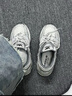 adidas「贝果鞋」adidas ASTIR厚底增高网面老爹鞋阿迪达斯三叶草   灰色   40.5 实拍图