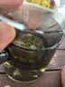 叁旬 日式玻璃远山水杯加厚耐热办公室泡茶杯茶水分离个人专用喝茶杯 远山（青纯）玻璃茶杯【胡桃木】 实拍图