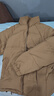 马登工装美式休闲90白鸭绒羽绒服男户外防风外套冬季男士保暖面包服 卡其色 【男士羽绒服/冬季外套男】 L 实拍图