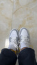 耐克NIKE男女AJ1小迪奥 轻奢感JORDAN 1运动休闲鞋DC0774-105白灰37.5 实拍图