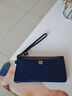 chongsukei小&ck头层牛皮手拿包女包2025新款零钱包长款气质软皮真皮小手包 宝蓝色 实拍图
