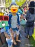 羽克儿童泳衣男童新款中大童分体长袖防晒泳装宝宝温泉游泳衣 绿色 155 (5XL建议145-155cm体重70-85斤) 实拍图
