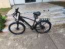 五羊锂电池助力电动自行车禧玛诺变速超长续航山地车男女士双碟刹单车 磨砂黑-10A-26寸续航100km 实拍图