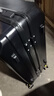 双星（doublestar）行李箱拉杆箱男次日达可登机箱大容量学生铝框密码箱旅行箱皮箱子 尊贵黑【加厚铝框可坐可踩】 24英寸  常用尺寸-加厚箱体 实拍图