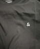 杰克·琼斯（JACK&JONES）25年男装短袖T恤男夏季舒适男士T恤凉感多色半袖纯色水洗不易走形 海军蓝E38 M 175 实拍图