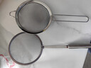 广意 漏勺不锈钢漏网漏勺细网豆浆中药过滤网果汁面粉筛两件GY7832 实拍图