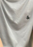 杰克·琼斯（JACK&JONES）25年男装T恤男夏季T恤舒适男士短袖凉感多色上衣纯色水洗不易走形 海军蓝E38 M 175 实拍图