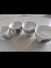 苏氏陶瓷（SUSHI CERAMICS）国潮青花山山相映主人杯茶杯品茗杯四个装 实拍图