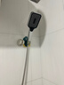 睦歌（MUGE）增压淋浴花洒喷头超强高压大出水通用接口洗澡手持莲蓬头三件套装 电镀银-花洒+1.5米软管 实拍图
