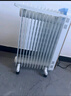 美的（Midea）【强劲热力】电热油汀/取暖器家用/加热电暖器/17片电暖气片/立式加热器大面积加湿恒温 HYW30GW 实拍图