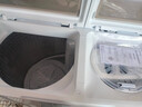 荣事达（Royalstar）洗衣机半自动家用大容量双桶双缸 洗衣机脱水甩干双筒   半自动洗衣机公斤 13.5公斤 双缸 【钢桶 铜电机玻璃盖板】适合4-5人 实拍图