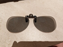 拉夫德鲁变色偏光近视夹片墨镜太阳眼镜镜夹开车防眩光防紫外线眼镜镜夹子 蛤蟆镜遮阳防晒近视镜夹UV400男女眼镜夹片B-66-2 实拍图