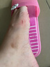 美人桥拖鞋女轻便舒适居家室内浴室拖果冻色外穿一字拖680-1 粉红 38 （偏小一码） 实拍图