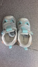 婧麒（JOYNCLEON）婴儿凉鞋宝宝学步鞋软底防滑网面单鞋透气男女宝网鞋婴儿机能鞋 兰月白Jbx178078 18 码(内长13.5cm脚长13cm) 实拍图