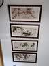 紫腾随轩梅兰竹菊挂画新中式四联壁画中国风四条屏客厅沙发背景墙画装饰画 图9 40*80cm*4CM（有机玻璃） 实拍图