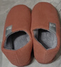 回力纯色全包棉鞋情侣室内外防滑保暖棉拖鞋HL0233红色38-39码 实拍图