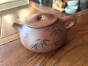 藏壶天下宜兴紫砂壶名家国工纯全手工刻绘泡茶壶原矿底槽清湖帆相明石瓢壶 相明石瓢 290ml 实拍图