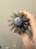 褚铁匠（smithchu）发廊专业卷发梳子猪鬃毛内扣蓬松梳子吹头发长直发大波浪造型滚梳 斜纹款梳齿 中号  直径22+鬃毛长11+尼龙齿15 实拍图