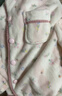 宫蝶法兰绒睡衣女秋冬加厚保暖可外穿珊瑚绒家居服套装 小碎花暖绒套装 M (建议80-100斤) 实拍图
