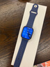 Apple/苹果 Watch Series 10 智能手表GPS款46毫米银色铝金属表壳丹宁色运动型表带S/M MX203CH/B 实拍图