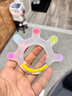 哈咔（haakaa）婴儿安抚牙胶宝宝玩具硅胶牙床咬胶按摩牙胶口欲期安抚棒可水煮 缤纷大手掌牙胶（升级款） 1只装 实拍图