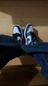耐克NIKE女子大童板鞋休闲鞋 DUNK 运动鞋CW1590-100白黑40 实拍图
