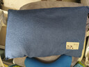 简约水洗枕套一对装成人枕芯套学生枕套枕芯内胆套家用枕头套 恬澳深邃灰 48x74cm一只装 实拍图