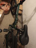 Jeep 吉普(JEEP)山地自行车男女公路车学生折叠减震城市车变速-飞虎 飞虎-20寸-辐条轮-军绿色 7速一代标配版 实拍图