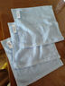 素色纯棉100%小方巾儿童毛巾婴儿口水巾柔软吸水洗脸手帕幼儿园 25*25cm 3条装 蓝色 实拍图