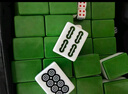 盛玉麻将牌 一级品42mm墨绿色 大号麻将 家用手搓麻将牌 中号 实拍图