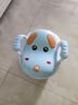 小哈伦儿童马桶婴儿坐便器婴幼儿尿盆小孩宝宝小便器3D软垫坐垫天蓝 实拍图
