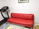 紫盈门 沙发床折叠多功能小户型单双人实木客厅两用午休床懒人沙发 红色五金脚 1.8米 实拍图