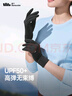 蕉下（beneunder）开车防晒手套女手部防晒防紫外线25秋季新款保暖手套ES000黑 实拍图