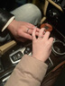 AIF樛木999足银情侣戒指女男款一对对戒钟久久七夕情人节礼物送女友 樛木情侣对戒+戒指礼盒【附近仓次日达】 实拍图