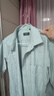 杉杉（FIRS）短袖衬衫男中年商务休闲正装宽松免烫衬衣 TCT4299短袖绿色 41  实拍图