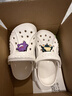 卡骆驰（CROCS）洞洞鞋贝雅男鞋女鞋轻便耐磨一脚蹬拖鞋休闲鞋|10126 白-100 36 /37(220mm) 实拍图