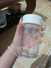 富光嘟嘟玻璃杯 高硼硅玻璃高颜值水杯子 女生便携牛奶咖啡刻度茶杯 实拍图