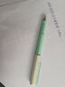 得力（deli）卡皮巴拉速干钢笔套装EF明尖 学生文具正姿练字不易脏手 (1笔10黑色墨囊) BL003 EF尖(约0.38mm) 实拍图