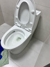 九牧（JOMOO） 马桶 卫浴节水防臭小户型坐便器 缓降快拆盖板劲冲抗菌马桶 【无棱大冲力】11396-305坑 实拍图